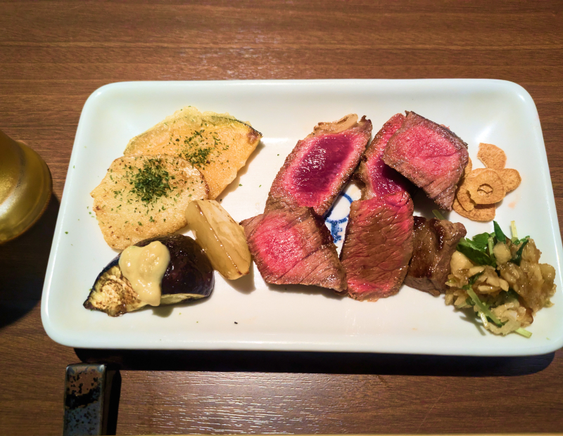 鉄板焼きやすむら ステーキ